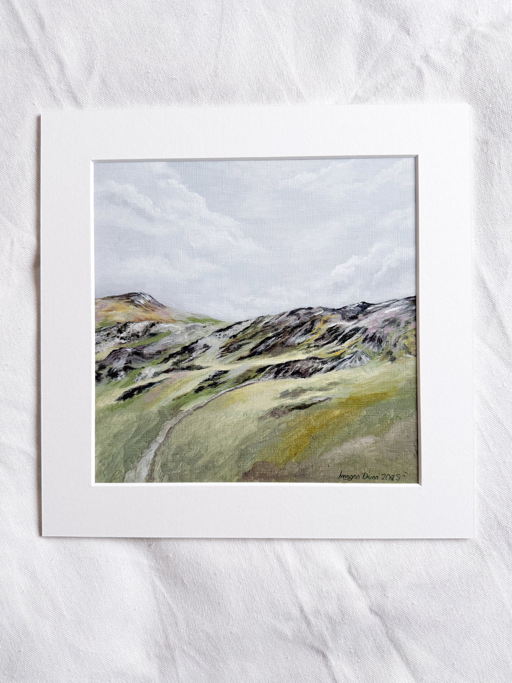 Misty Hillside