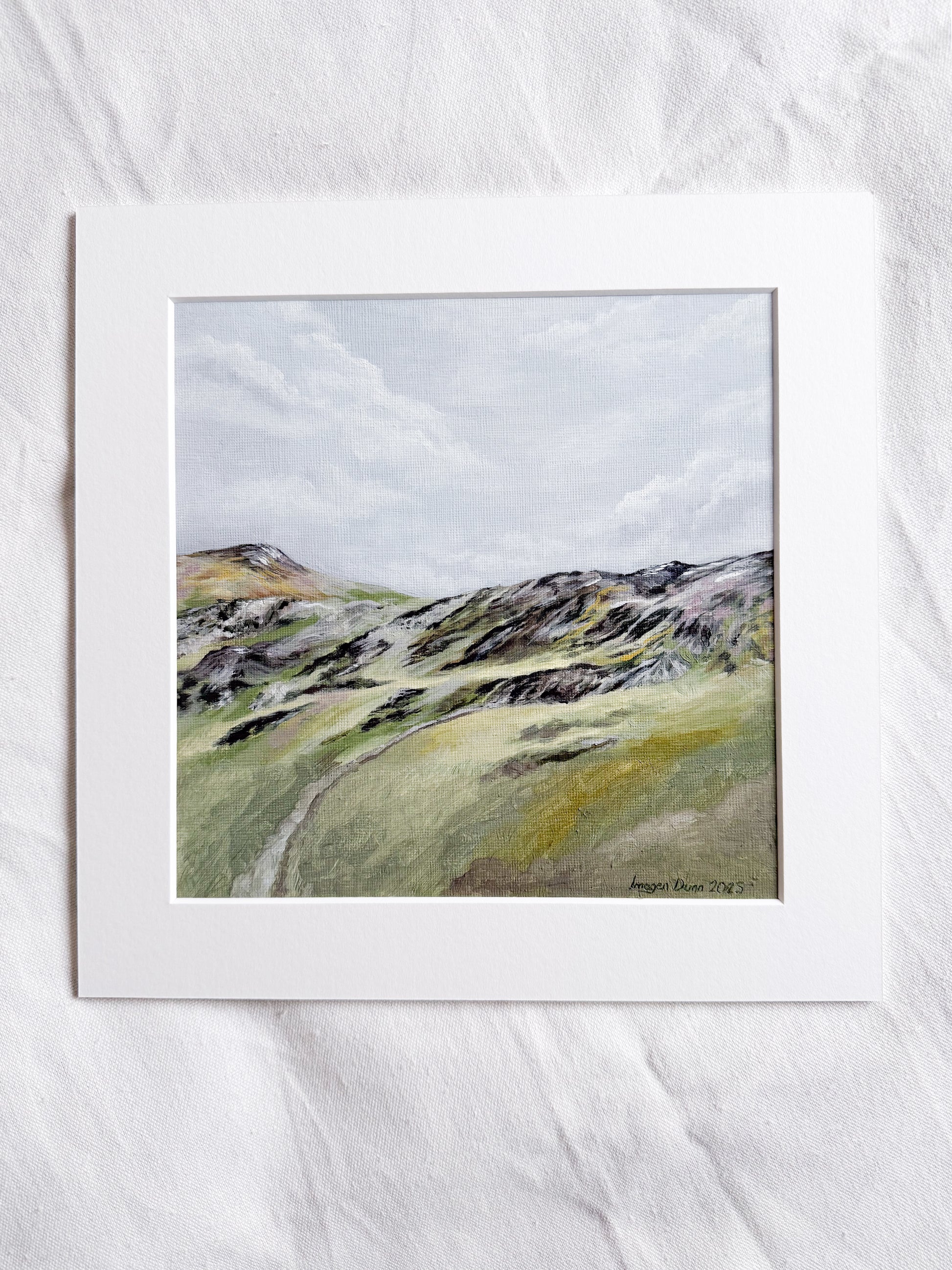 Misty Hillside