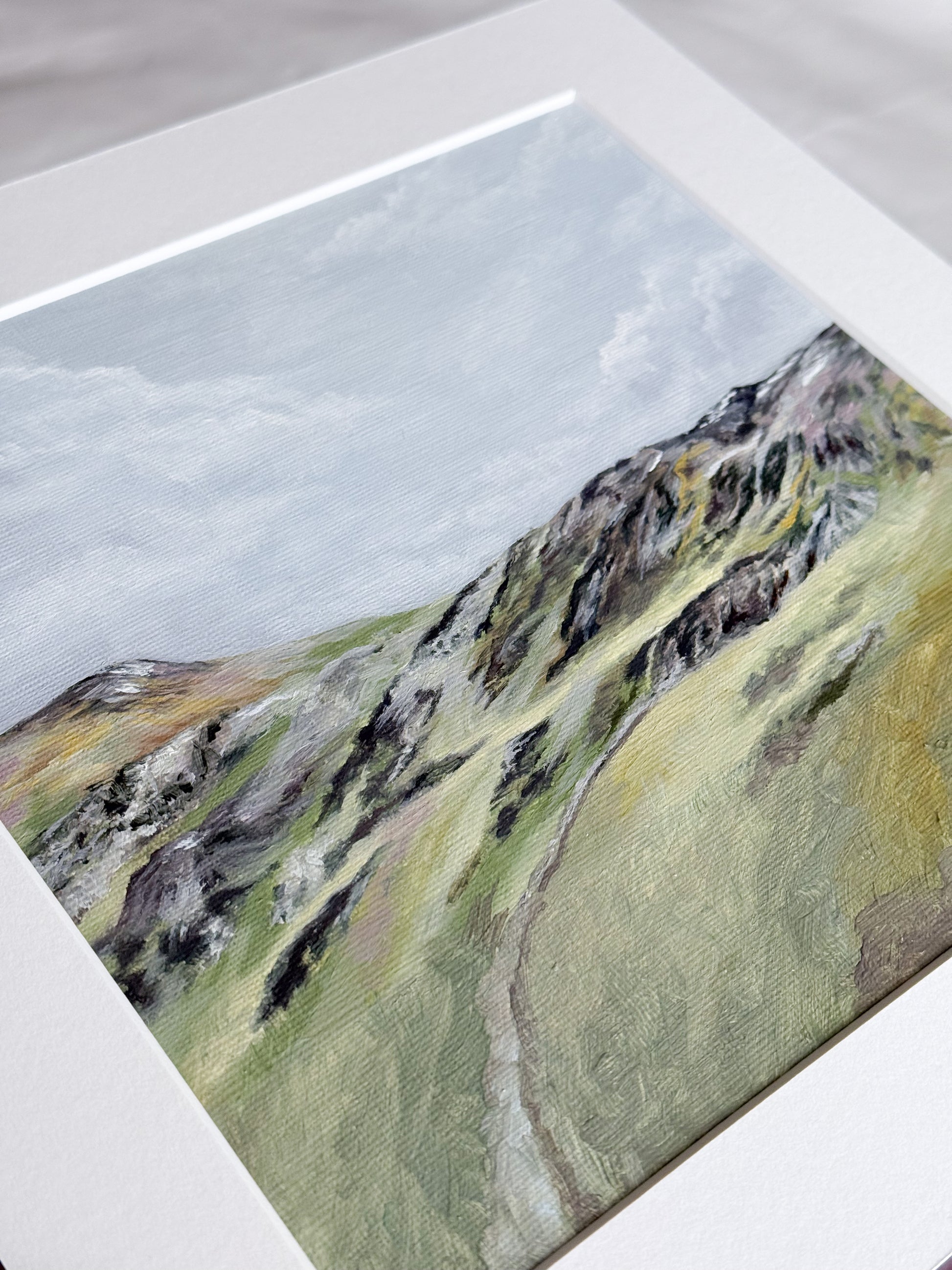 Misty Hillside
